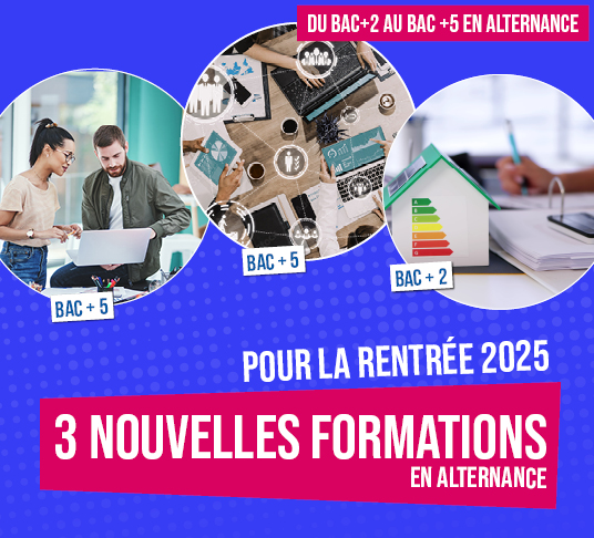 3 nouvelles formations 