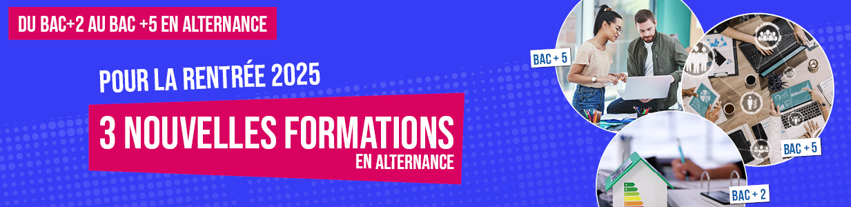 3 nouvelles formations