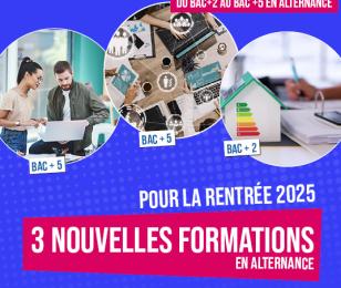3 nouvelles formations 