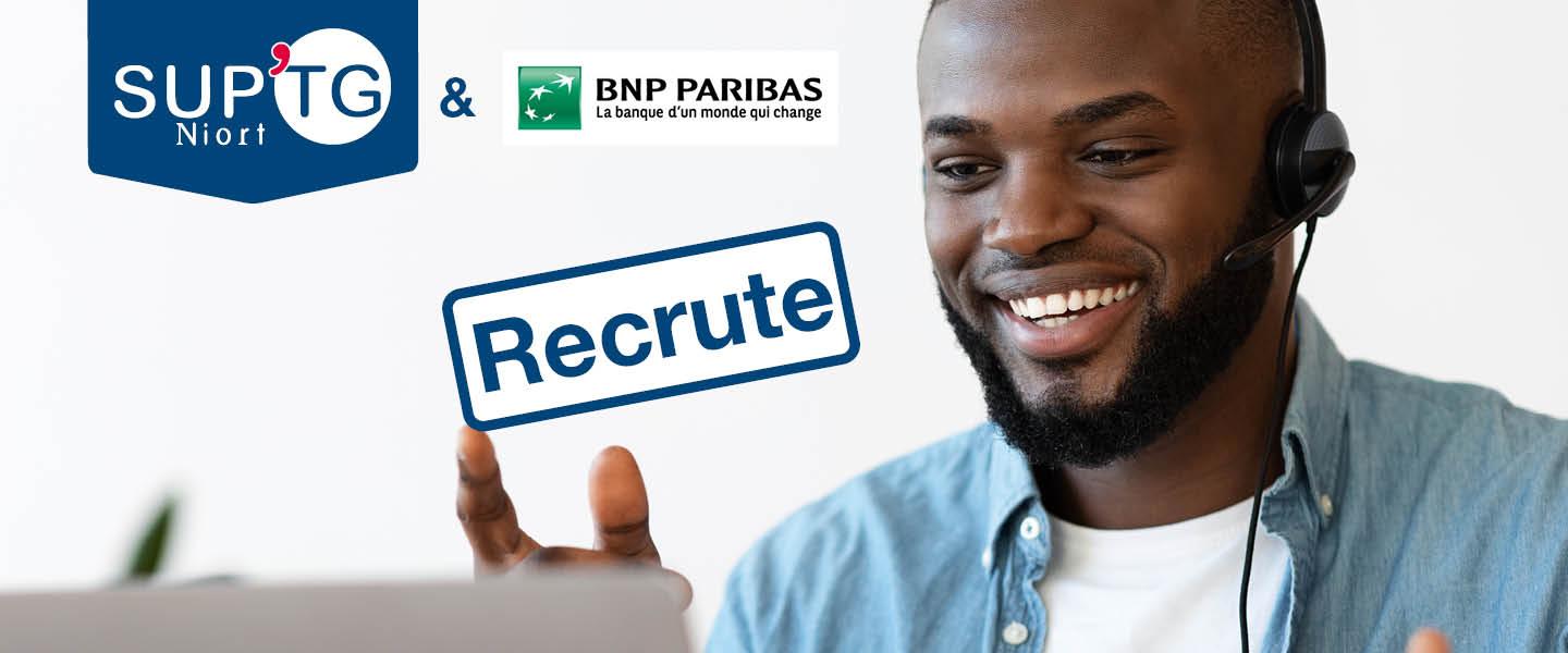 BNP Paribas partenaire de SUP'TG Niort