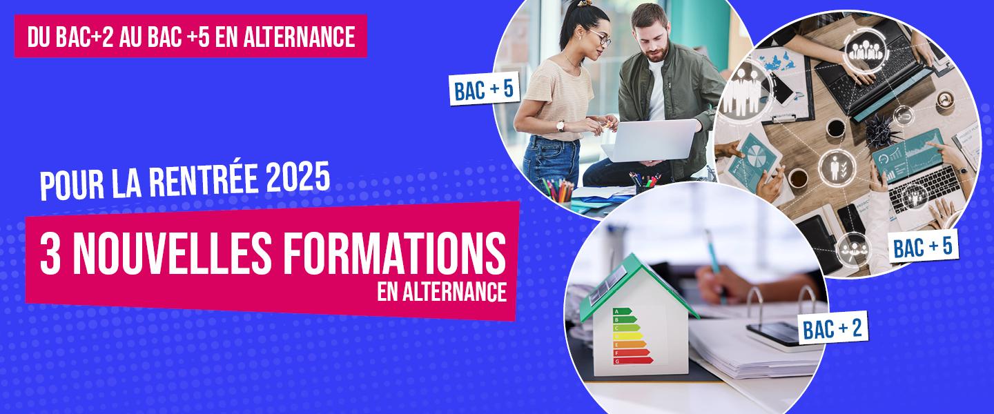 3 nouvelles formations 